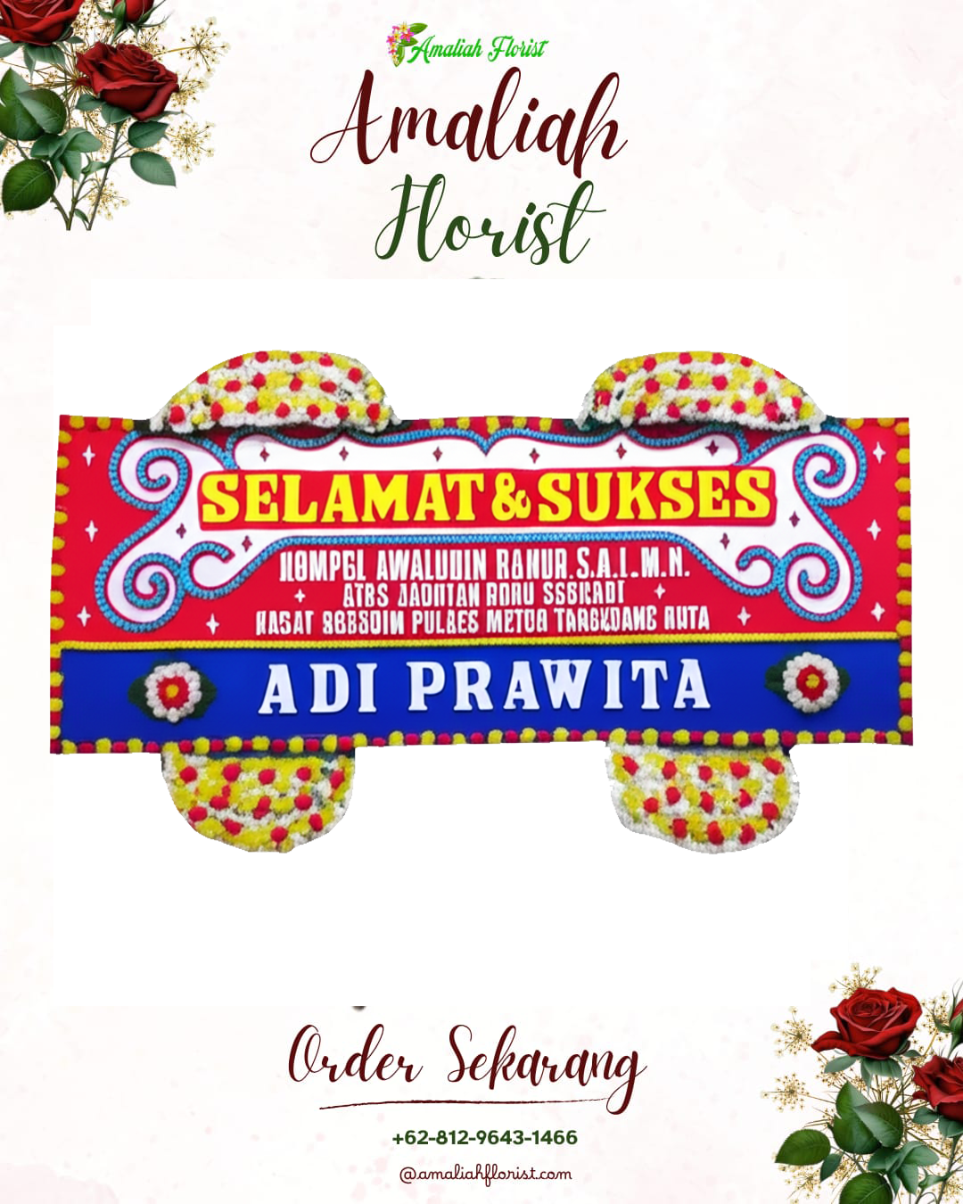 Papan Bunga Ucapan Selamat Cikarang Timur